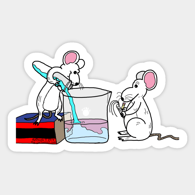 Lab Mice Sticker by OutToLunch